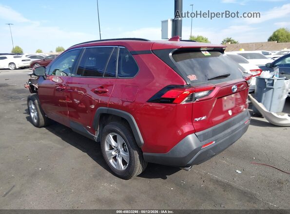 JTMMWRFVXMD124721 2021 TOYOTA RAV4 HYBRID Burgundy 