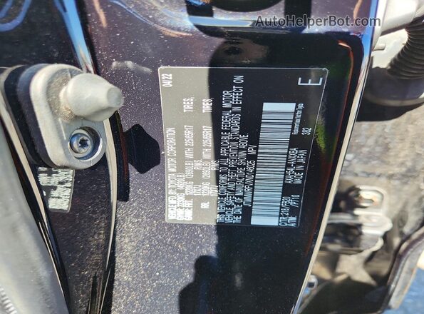 JTMMWRFVXND146025 2022 TOYOTA RAV4 Черный Вид подкапотного пространства
