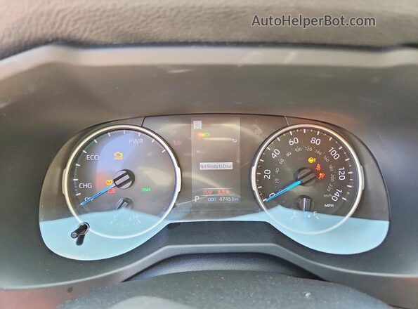 JTMMWRFVXND146025 2022 TOYOTA RAV4 Черный Вид щитка приборов