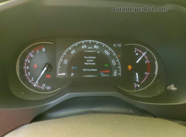 JTMN1RFV0LD058374 2020 TOYOTA RAV4 Burn Вид щитка приладів