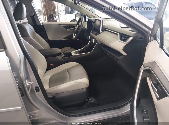 JTMN1RFV1KD522481 2019 TOYOTA RAV4 Серый Вид салона спереди