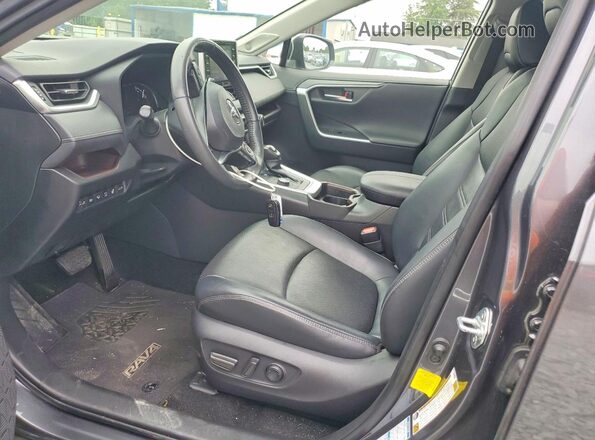 JTMN1RFV1LD526516 2020 TOYOTA RAV4 Gray Front interior view