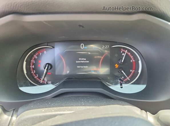 JTMN1RFV2MD083519 2021 TOYOTA RAV4 Silver Vista del cuadro de instrumentos