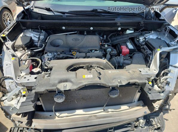 JTMN1RFV2MD083519 2021 TOYOTA RAV4 Silver Vista del compartimento del motor