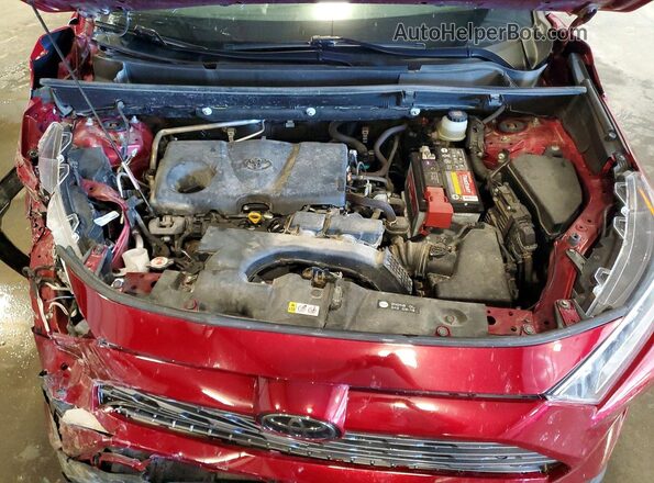 JTMN1RFV3LJ035768 2020 TOYOTA RAV4 Maroon Engine compartment view