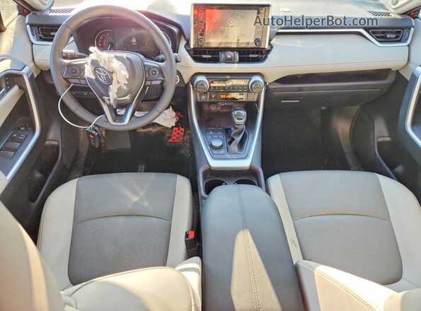 JTMN1RFV3LJ035768 2020 TOYOTA RAV4 Maroon Dashboard view