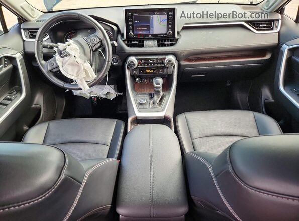 JTMN1RFV3MD070441 2021 TOYOTA RAV4 Black Dashboard view
