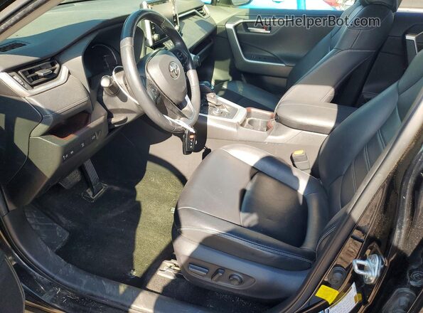 JTMN1RFV6KD511718 2019 TOYOTA RAV4 Black Widok wnętrza z przodu