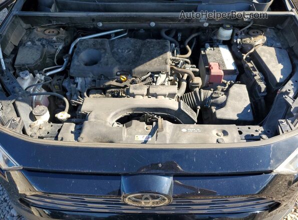 JTMN1RFV6KD511718 2019 TOYOTA RAV4 Black Widok komory silnika