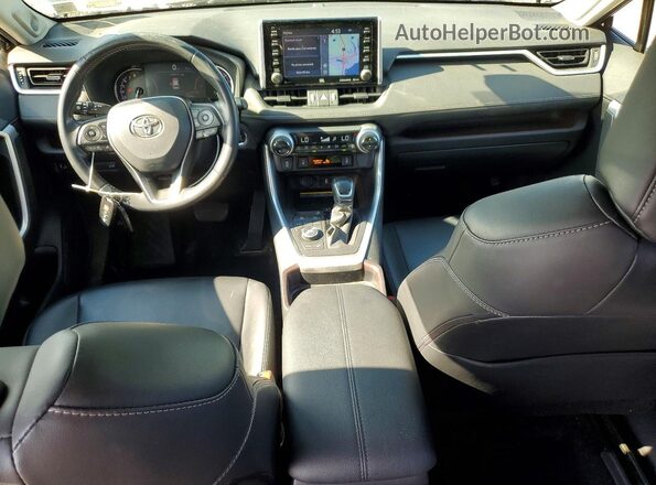 JTMN1RFV6KD511718 2019 TOYOTA RAV4 Black Widok deski rozdzielczej