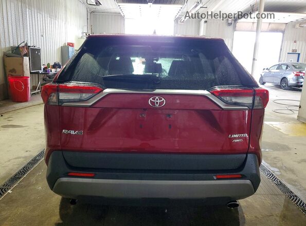 JTMN1RFV7LJ026670 2020 TOYOTA RAV4 Red Rear view