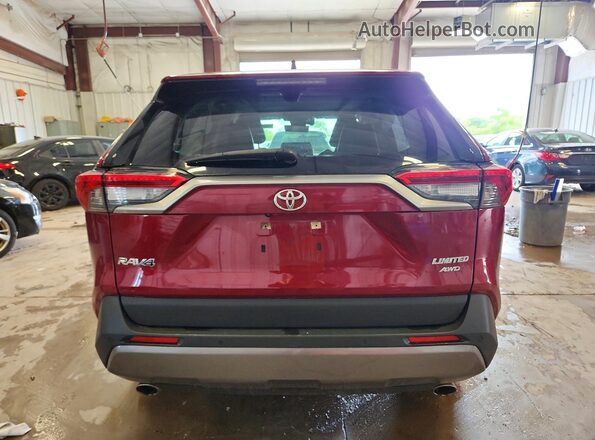 JTMN1RFV9MD070377 2021 TOYOTA RAV4 Red Rear view