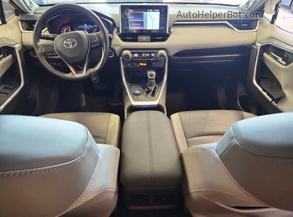 JTMN1RFV9MD070377 2021 TOYOTA RAV4 Red Dashboard view