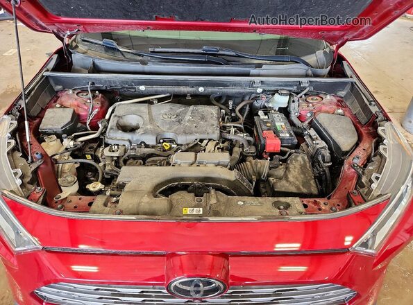 JTMN1RFV9MD070377 2021 TOYOTA RAV4 Red Rear interior view