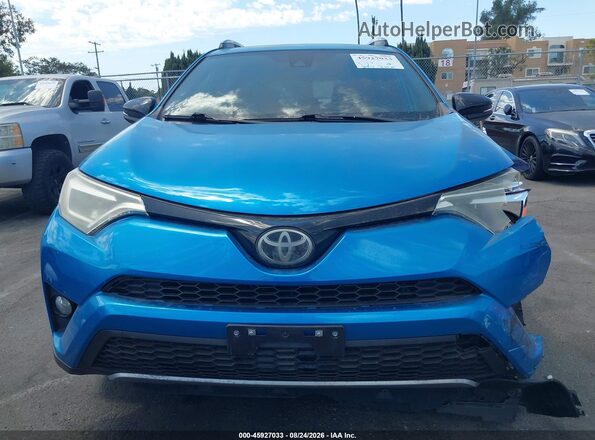 JTMNFREV3HD100577 2017 TOYOTA RAV4 Blue Vista del cuadro de instrumentos