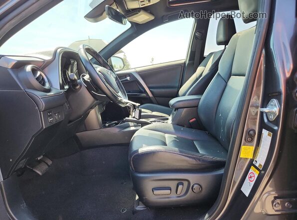 JTMNFREV7JJ194650 2018 TOYOTA RAV4 Gray Widok wnętrza z przodu