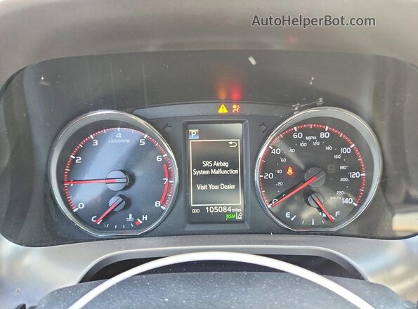 JTMNFREV7JJ194650 2018 TOYOTA RAV4 Gray Widok zestawu wskaźników