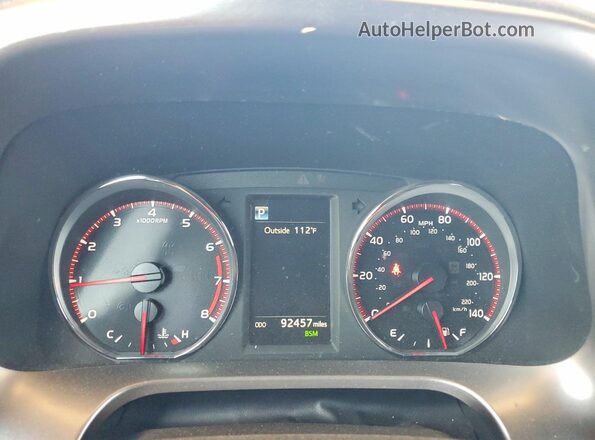 JTMNFREVXHD101855 2017 TOYOTA RAV4 Серый Вид щитка приборов
