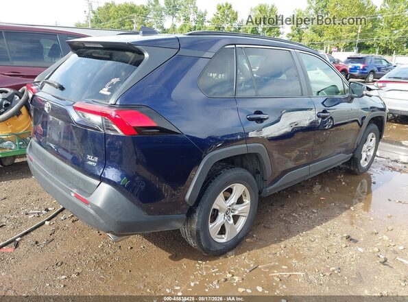 JTMP1RFV0KD010915 2019 TOYOTA RAV4 Dark Blue Задняя правая четверть