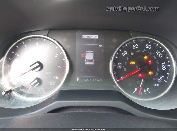 JTMP1RFV0KD010915 2019 TOYOTA RAV4 Dark Blue Вид задних сидений