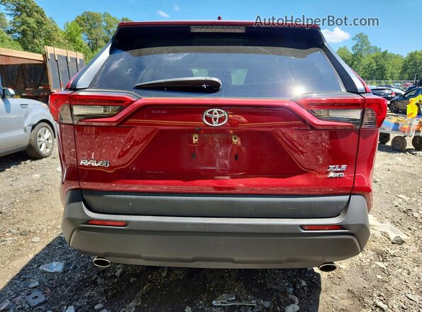 JTMP1RFV1KJ008172 2019 TOYOTA RAV4 Red Հետևի տեսք