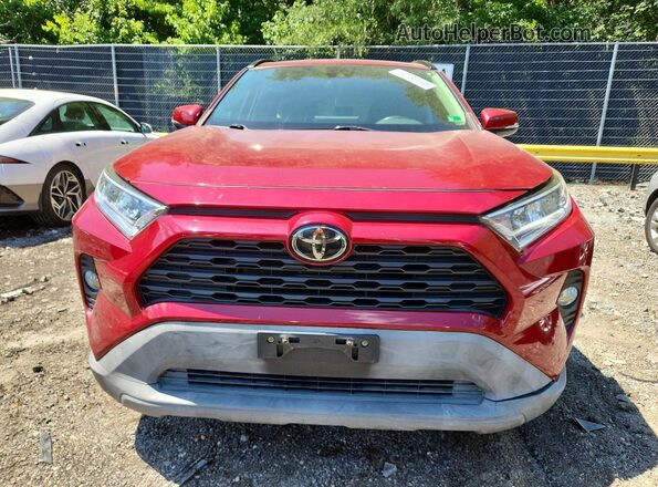 JTMP1RFV1KJ008172 2019 TOYOTA RAV4 Red Դիմացի տեսք