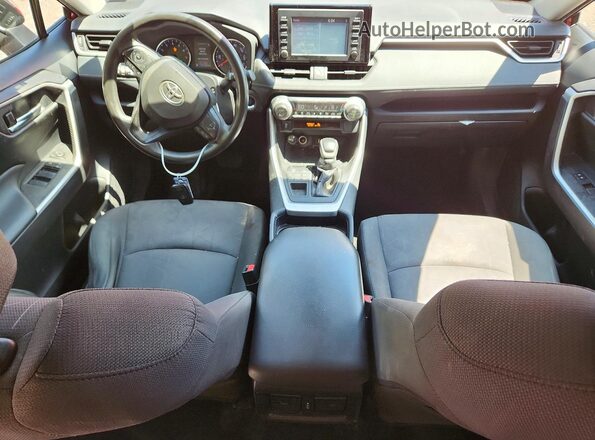 JTMP1RFV1KJ008172 2019 TOYOTA RAV4 Red Առջևի վահանակի տեսք