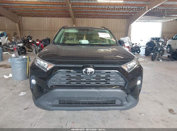 JTMP1RFV2KJ022159 2019 TOYOTA RAV4 Black Widok zestawu wskaźników
