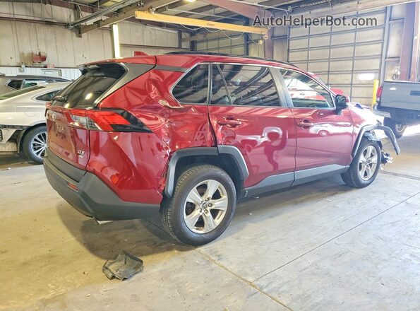 JTMP1RFV3KD515122 2019 TOYOTA RAV4 Burgundy Задня права чверть