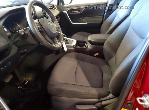 JTMP1RFV3KD515122 2019 TOYOTA RAV4 Burgundy Вид салону спереду