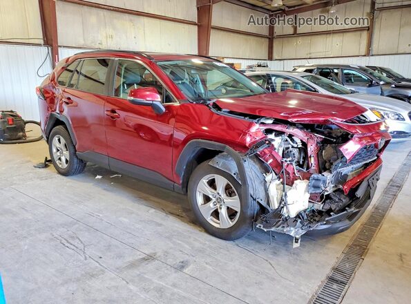 JTMP1RFV3KD515122 2019 TOYOTA RAV4 Burgundy Передня права чверть