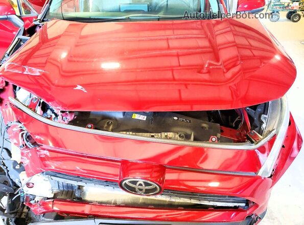 JTMP1RFV3KD515122 2019 TOYOTA RAV4 Burgundy Вид підкапотного простору