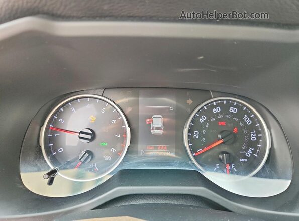 JTMP1RFV4KD033579 2019 TOYOTA RAV4 White ხელსაწყოთა პანელის ხედი