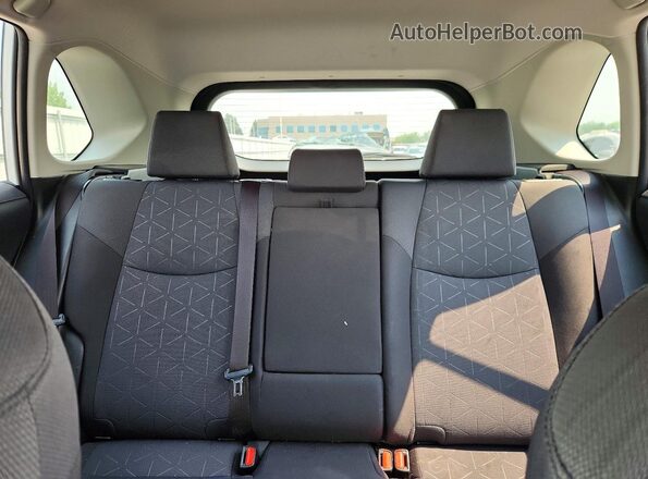 JTMP1RFV4KD033579 2019 TOYOTA RAV4 White უკანა სავარძლების ხედი