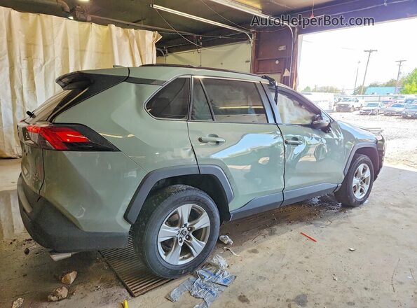 JTMP1RFV5KD505319 2019 TOYOTA RAV4 Green Rear right