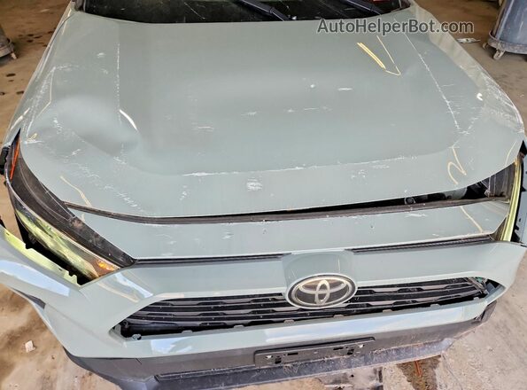 JTMP1RFV5KD505319 2019 TOYOTA RAV4 Green Engine compartment view