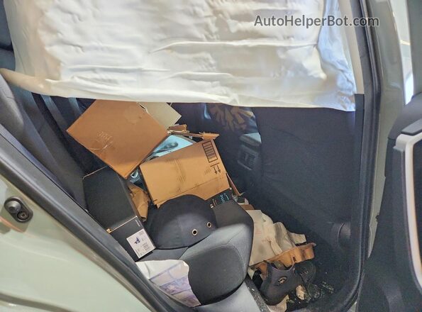JTMP1RFV5KD505319 2019 TOYOTA RAV4 Green Rear interior view