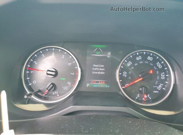 JTMP1RFV5LD059710 2020 TOYOTA RAV4 Silver Вид щитка приладів