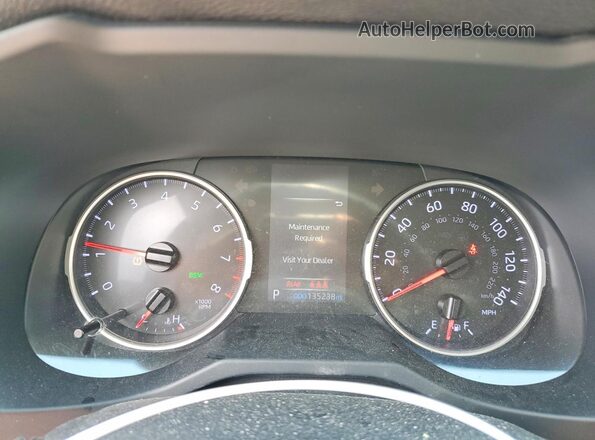 JTMP1RFV8KD506853 2019 TOYOTA RAV4 Black Вид щитка приладів