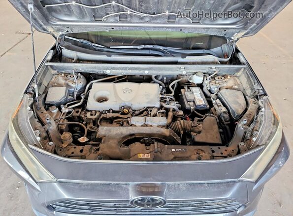 JTMP1RFV8KD514032 2019 TOYOTA RAV4 Gray 