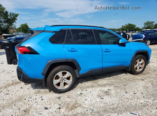 JTMP1RFV8KJ014812 2019 TOYOTA RAV4 Blue Delantero derecho