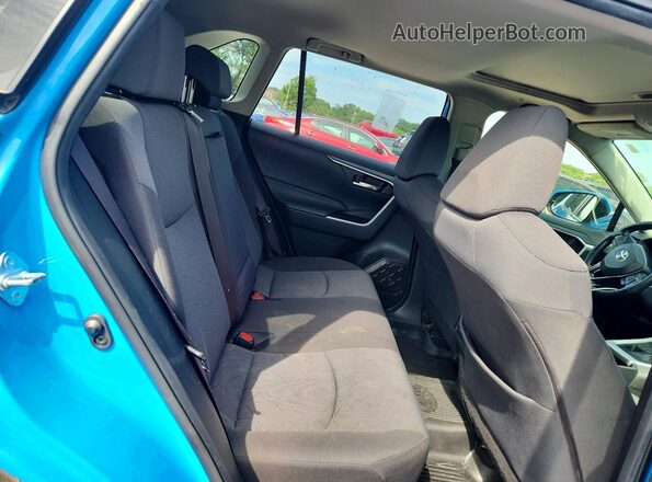 JTMP1RFV8KJ014812 2019 TOYOTA RAV4 Blue Vista del compartimento del motor