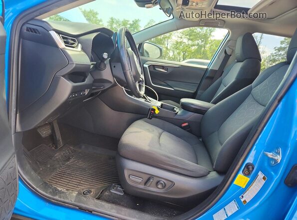 JTMP1RFV8KJ014812 2019 TOYOTA RAV4 Blue Vista del salpicadero