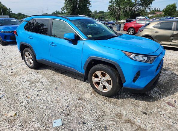 JTMP1RFV8KJ014812 2019 TOYOTA RAV4 Blue Vista frontal