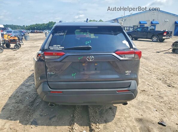 JTMP1RFVXKD041007 2019 TOYOTA RAV4 Gray Rear view