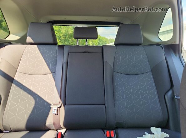 JTMP1RFVXKD043890 2019 TOYOTA RAV4 Silver Widok tylnych siedzeń