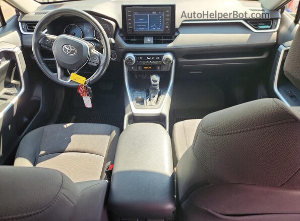 JTMP1RFVXKD043890 2019 TOYOTA RAV4 Silver Widok deski rozdzielczej