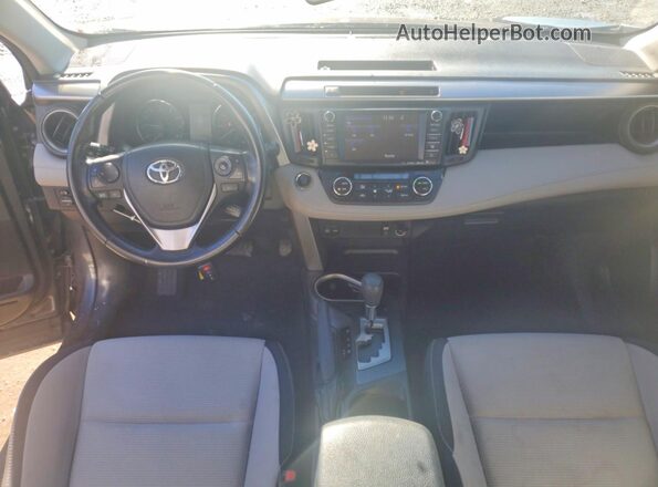 JTMRFREV0GJ058807 2016 TOYOTA RAV4 Charcoal წინა პანელის ხედი