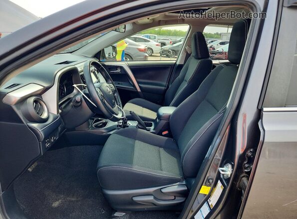 JTMRFREV0JJ206607 2018 TOYOTA RAV4 Gray წინა სალონის ხედი