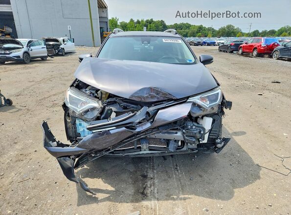 JTMRFREV0JJ206607 2018 TOYOTA RAV4 Gray წინა ხედი